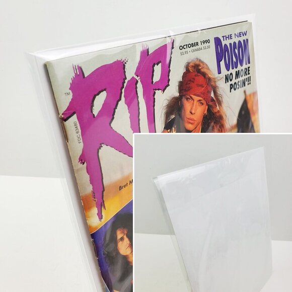 RIP Magazine Metallica Poison Cult Vai Ratt Slaughter VTG Oct. 1990 Unread Stock - Picture 4 of 11